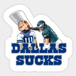 The Dallas Sucks Sticker